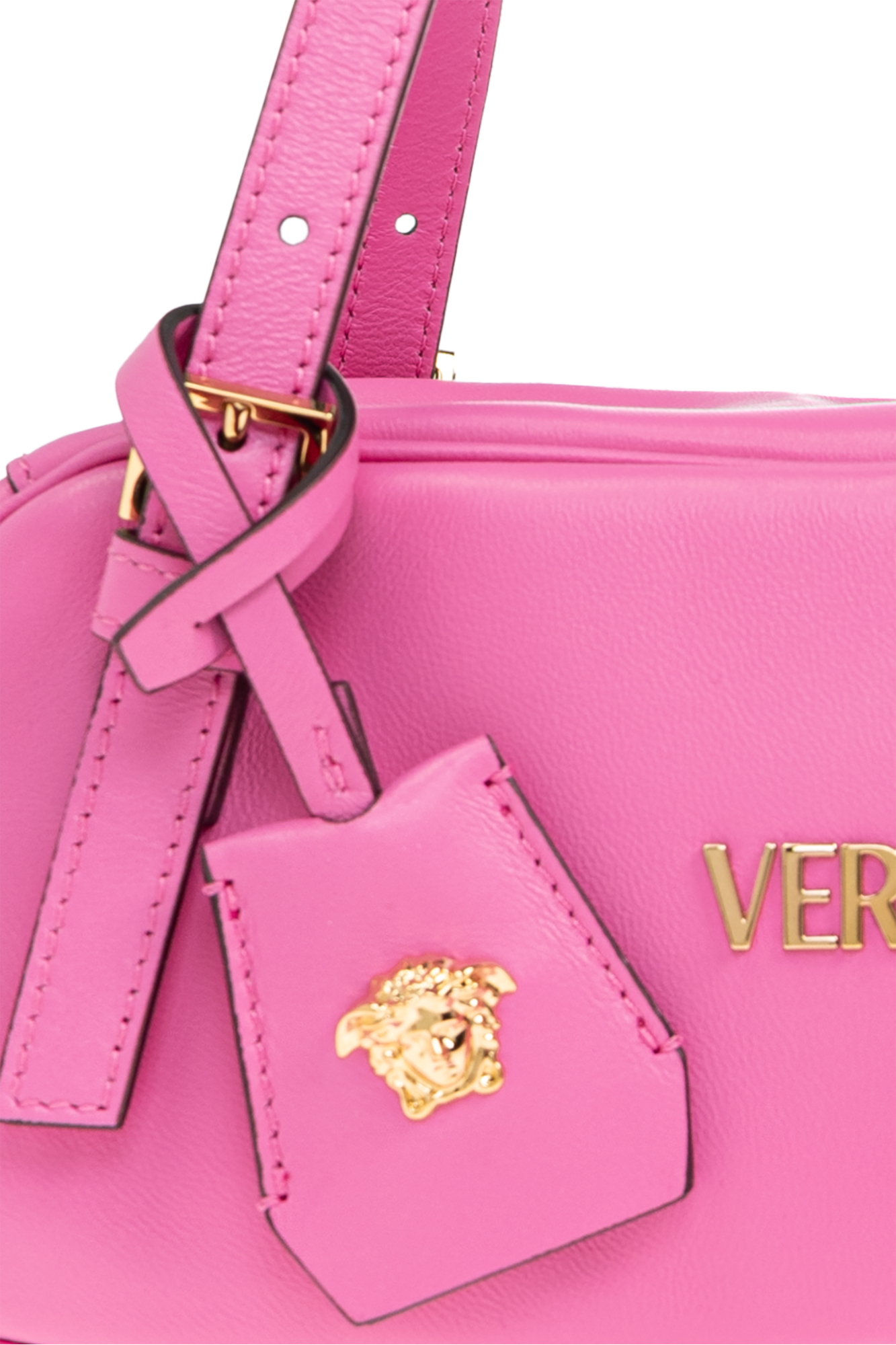 Pink Shoulder bag with logo Versace - Vitkac France